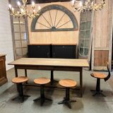 Oak bistro farmhouse table 1930