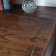 Old desk in walnut school master