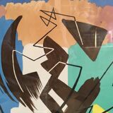 Danse espagnole Lithographie de l'artiste futuriste Gino SEVERINI