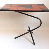Side table or pedestal table Popular art 1960s