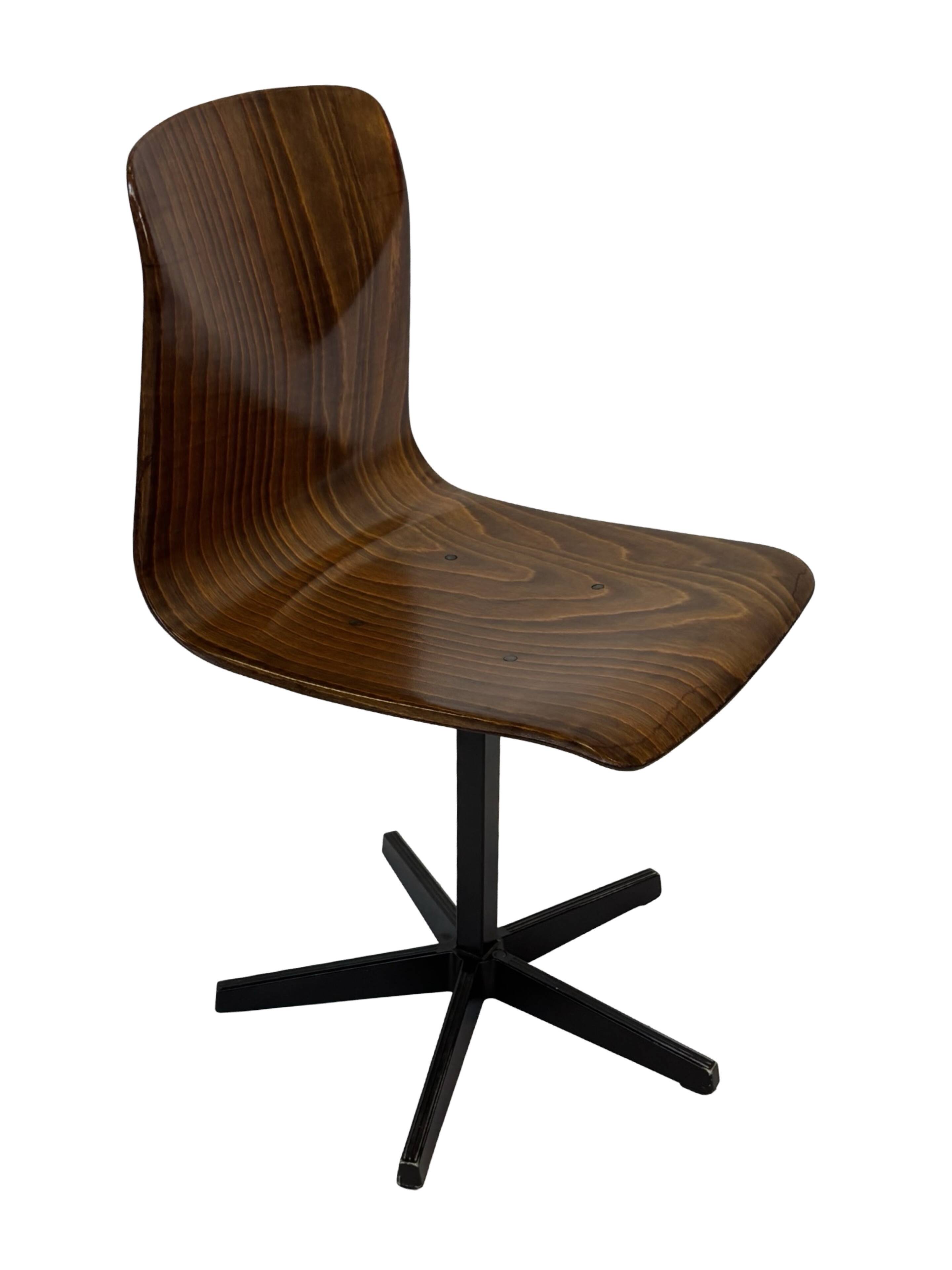 Vintage Galvanitas Pagholz school chair work chair dutch design