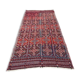 Kilim antique de Mazandaran motif géométrique 19ème siècle