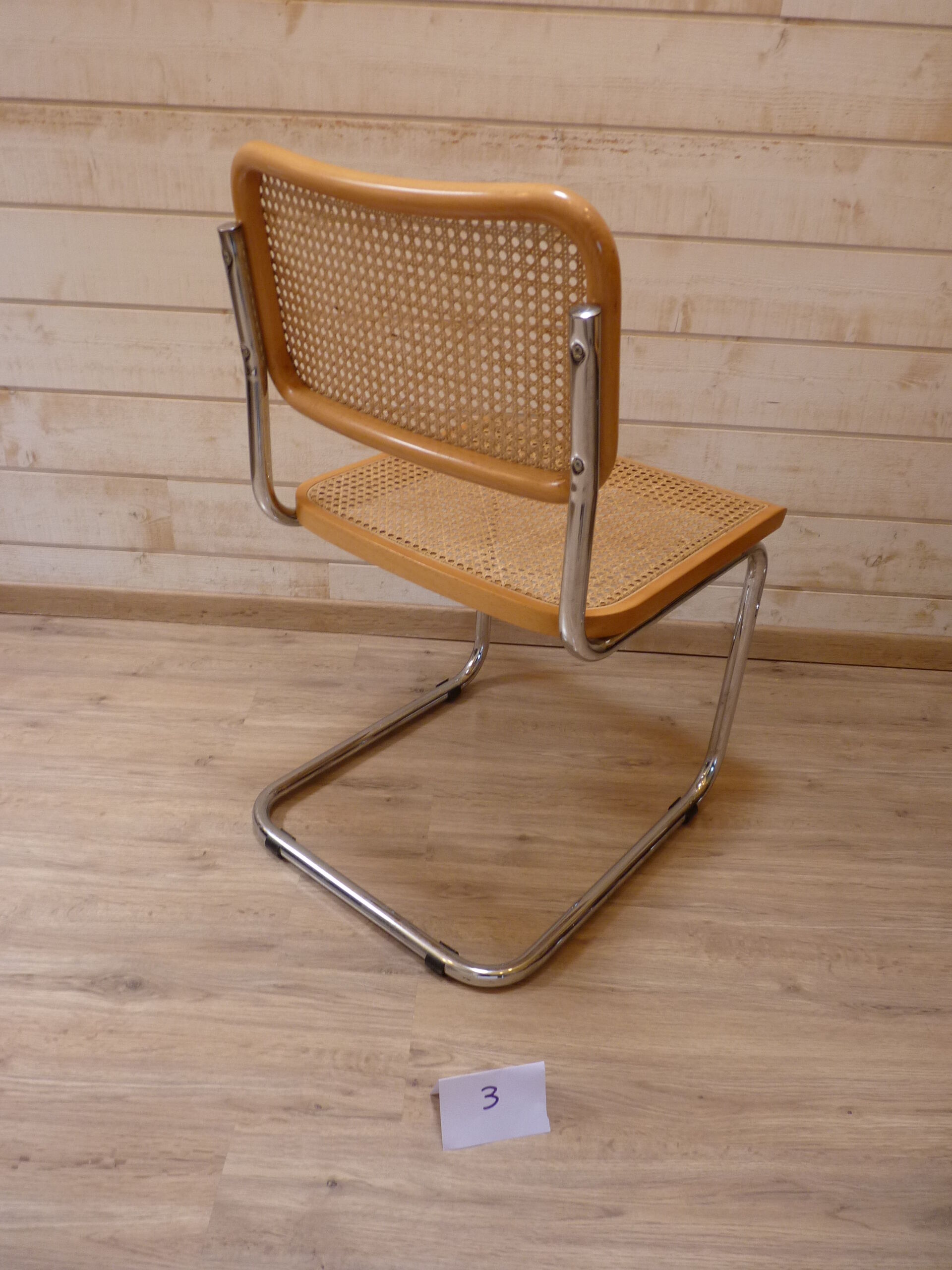 Eight chairs "Cesca B32" by Marcel Breuer