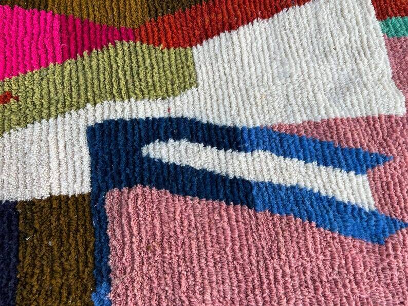 Natural wool rug 2/3 m