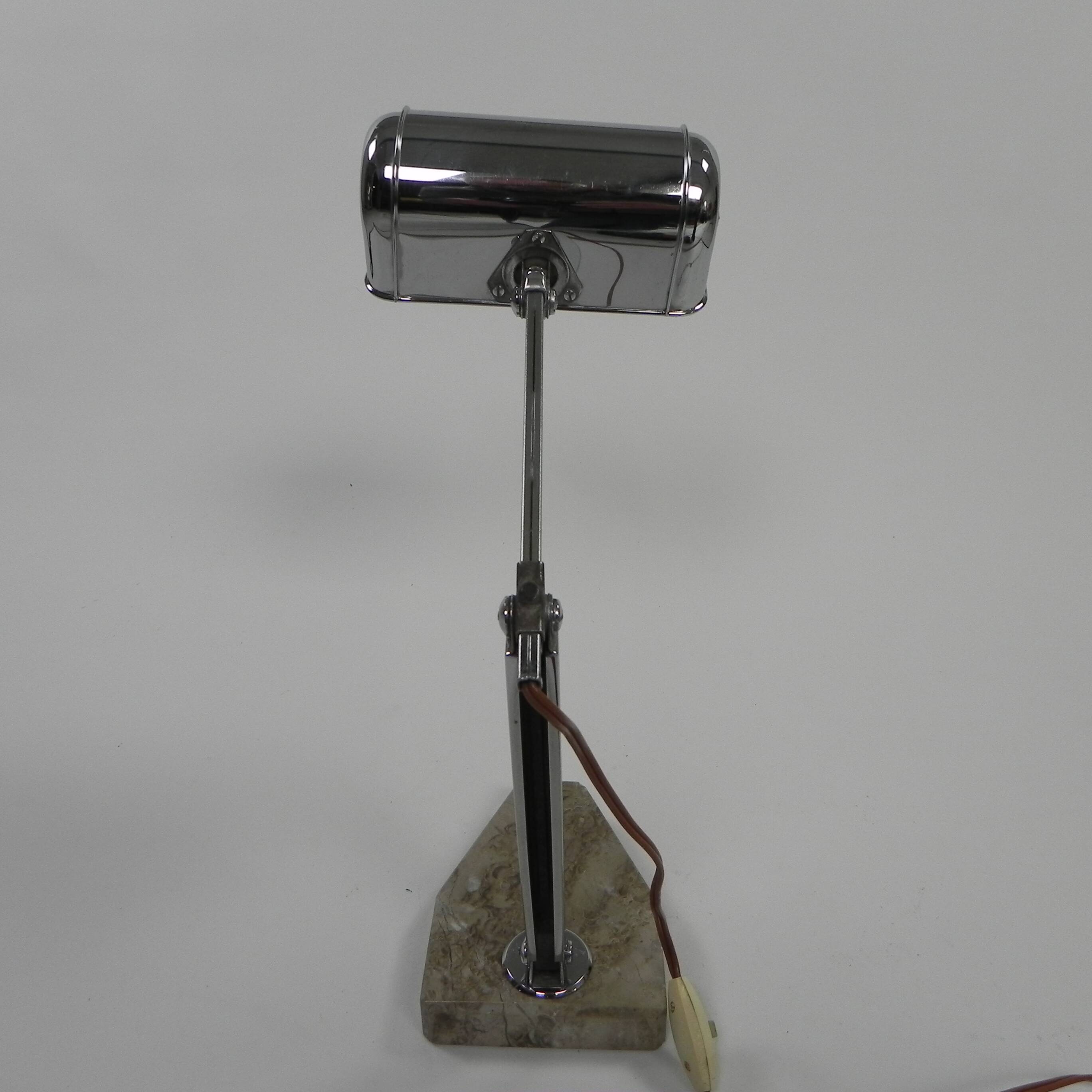 Lampe de bureau française, Fare Lampe Pirouette, années 1930