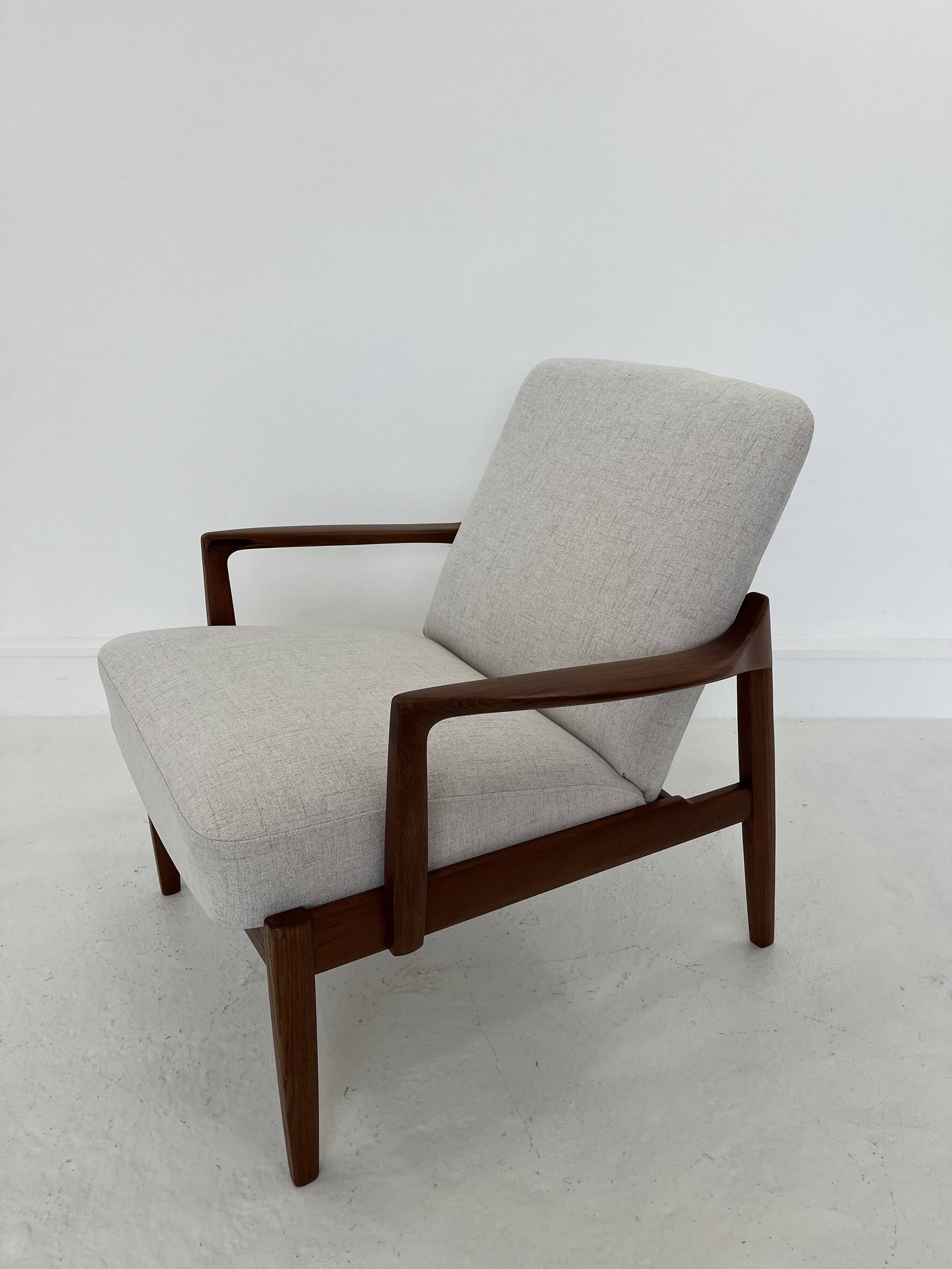 Fauteuil Fd125 par Tove & Edvard Kindt-Larsen pour France & Son, 1960
