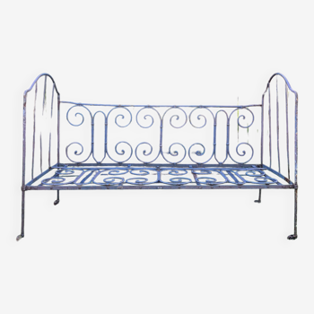 Daybed fer forgé années 30