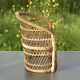 Miniature doll armchair - Vintage rattan sofa
