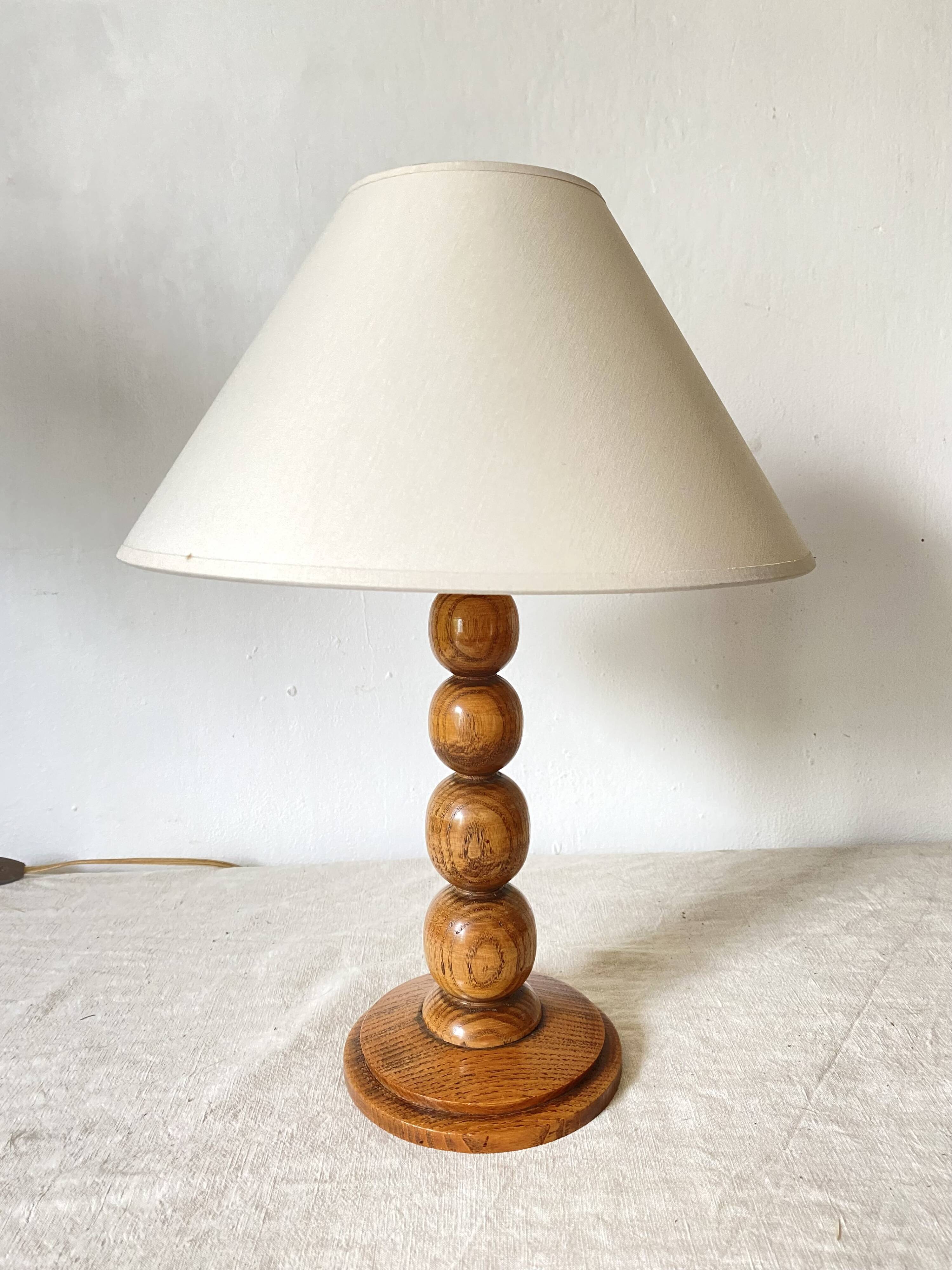 Vintage wooden lamp