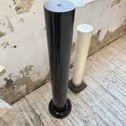 Set of 4 marble columns or pedestals.