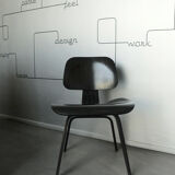 Black DCW chair by Charles & Ray Eames for Herman Miller, 1980