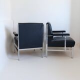 Pair of designer armchairs