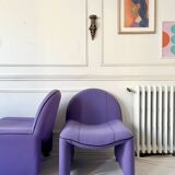 Vintage wool armchair from the 80s