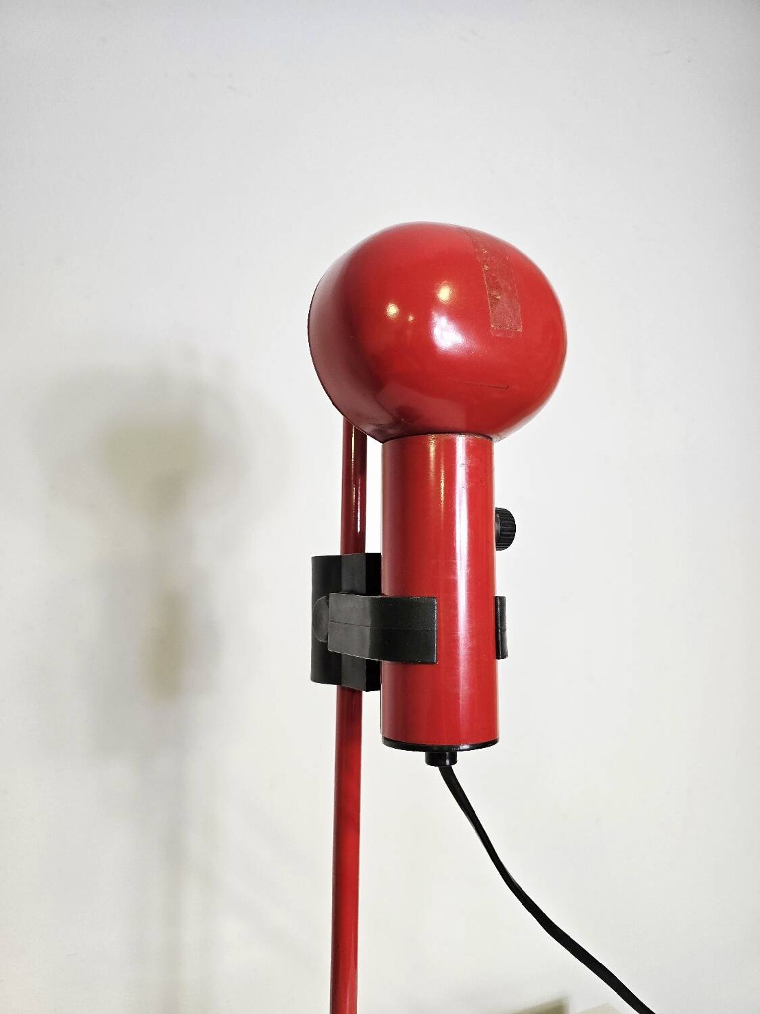 70s Red Table Lamp fully adjustable