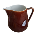 Pot à lait vernissé marron Villeroy & Boch Made in Luxembourg - vintage