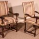 pair of Louis XIII period walnut armchairs - 17th century