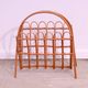 Mid century rattan magazine rack by Jan Kalous for ÚLUV, 1960´s, Czechoslovakia