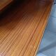Vintage varnished wood dressing table 1950-1960