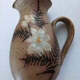 Jug vintage stoneware Vallauris pyrité