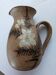 Jug vintage stoneware Vallauris pyrité