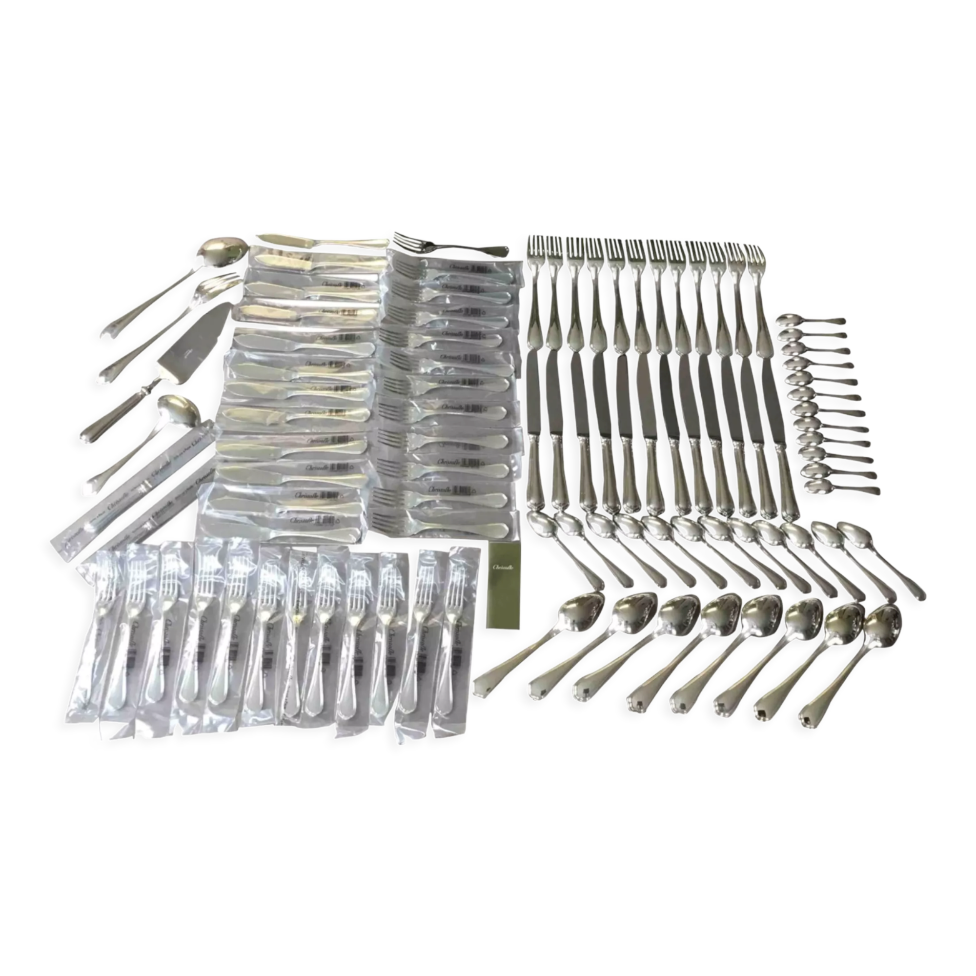 Christofle cutlery set model Spatours 97 pieces
