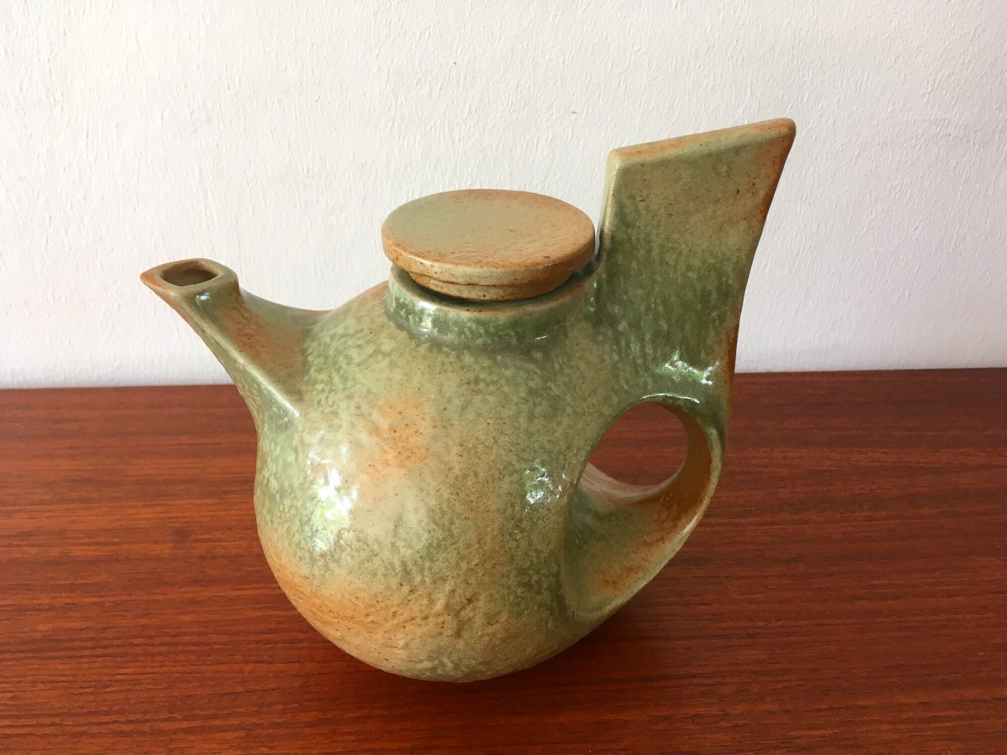 Stoneware teapot