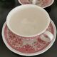 Villeroy & Boch Saar Germany antique red coffee and tea set