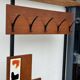 MCM Vintage Teak Coat Rack with Storage Unit