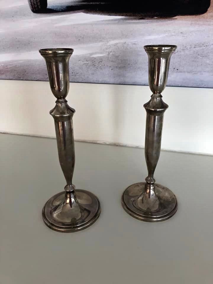 Project PRO Philippine lot 10 candle holders silver metal