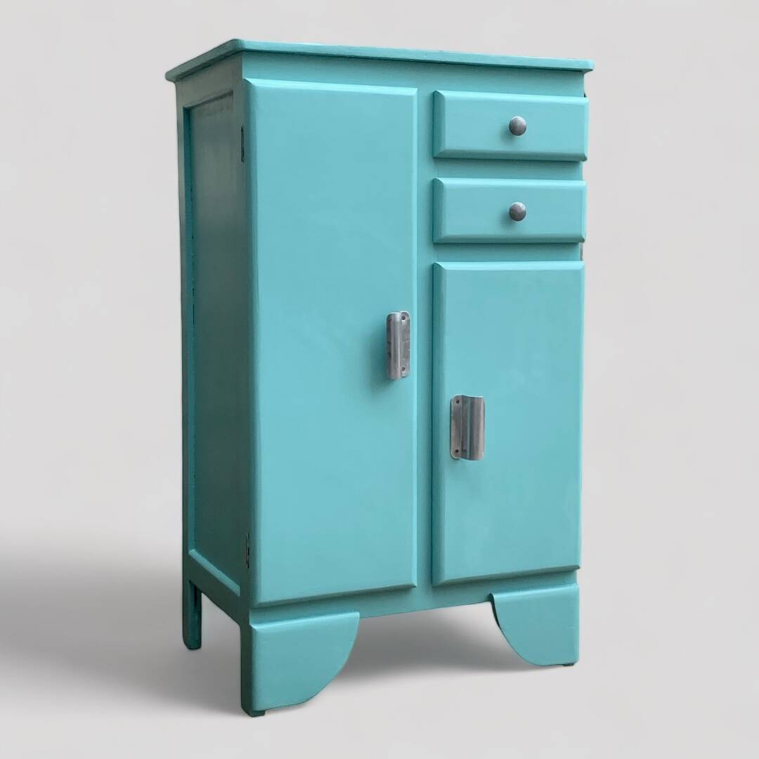Mado turquoise sideboard vintage 1950