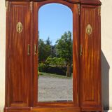 Louis XVI style mahogany cabinet