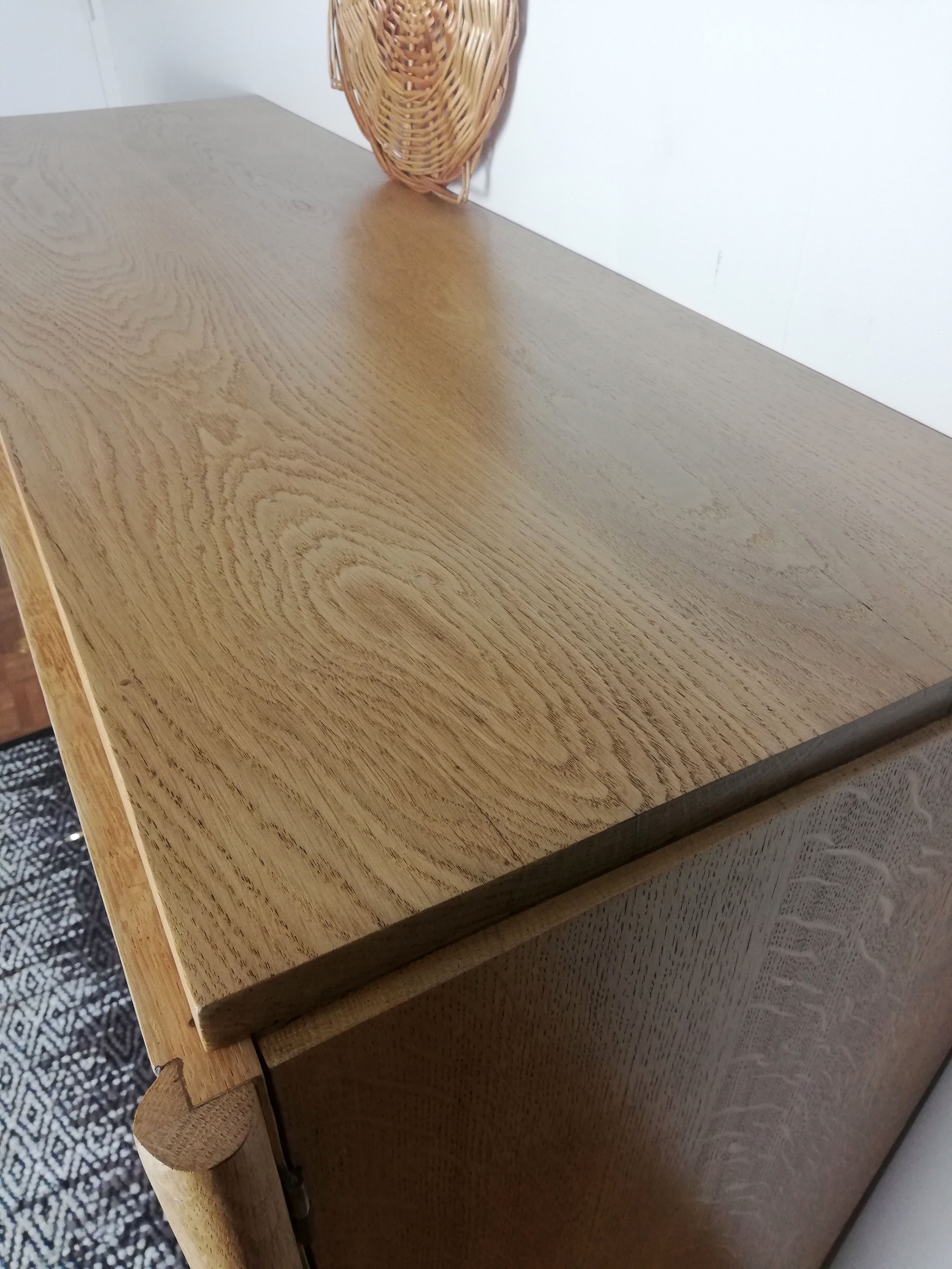 Buffet in solid oak, 50s