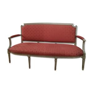Canapé banquette d'époque - louis xvi