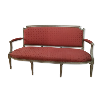 Louis XVI period bench sofa