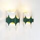 Pair of 1970’s modernist Space Age wall sconces by Doria Leuchten