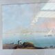Superb old gouache depicting a classic and lively view of the bay.