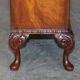 Vintage buffet display cabinet circa 1940 in flame mahogany and satinwood.