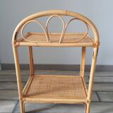 Rattan shelf
