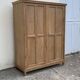 Armoire parisienne art déco 1930 penderie démontable bois brut