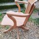 Old wooden desk chair
