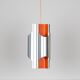 Vintage Danish pendant lamp Pantre by Bent Karlby, Lyfa, 1970s.