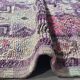 Vintage Lavender Carpet from Morocco - 257 x 180 cm