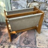 Scandinavian minimalist magazine rack