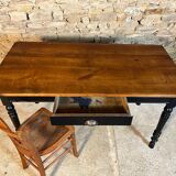 Table legs turned black