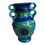Vintage Germany vase with very original floral decoration
