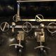 Jean ROYERE set of paddle coat racks and hooks