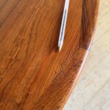 Scandinavian round table in rosewood by Ib Kofod Larsen