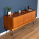 Retro teak 1960s G plan form five sideboard on hairpin legs