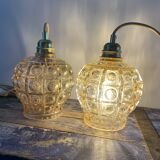 Set of two vintage handheld