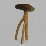 Tripod trading stool, peasant art Ariège, France (nineteenth century)